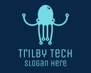 Startup Tech Octopus logo design