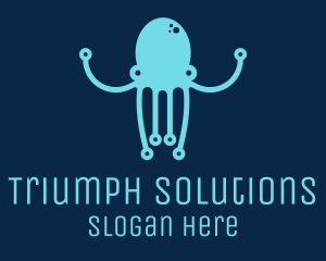 Startup Tech Octopus logo design