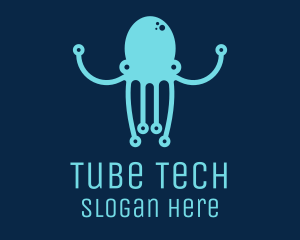 Startup Tech Octopus logo design