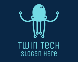 Startup Tech Octopus logo design