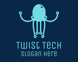 Startup Tech Octopus logo design