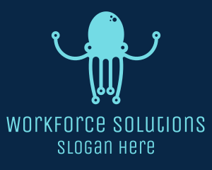 Startup Tech Octopus logo design