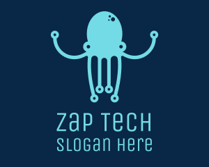 Startup Tech Octopus logo design