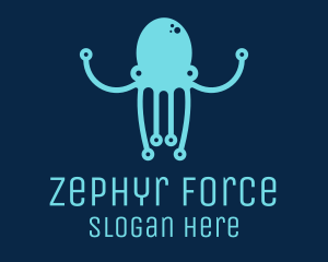 Startup Tech Octopus logo design