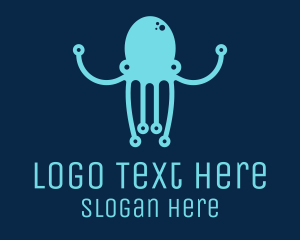 Octopus logo example 2