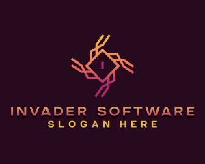 Cybersecurity Tech Software logo design