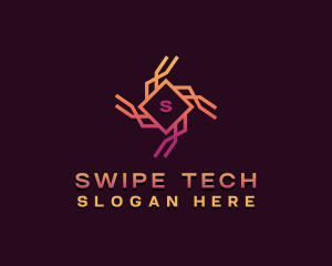 Cybersecurity Tech Software logo design