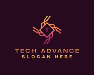 Cybersecurity Tech Software logo design