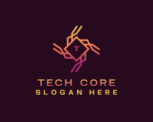 Cybersecurity Tech Software logo design