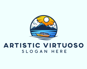 Sailing Maritime Ferry logo design