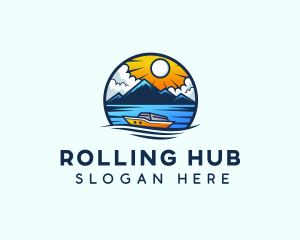 Sailing Maritime Ferry logo design