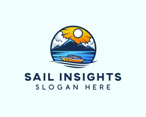 Sailing Maritime Ferry logo