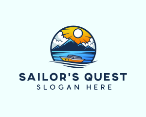 Sailing Maritime Ferry logo design