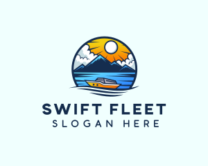 Sailing Maritime Ferry logo design