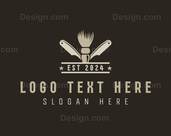 Hair Styling Barbering Logo