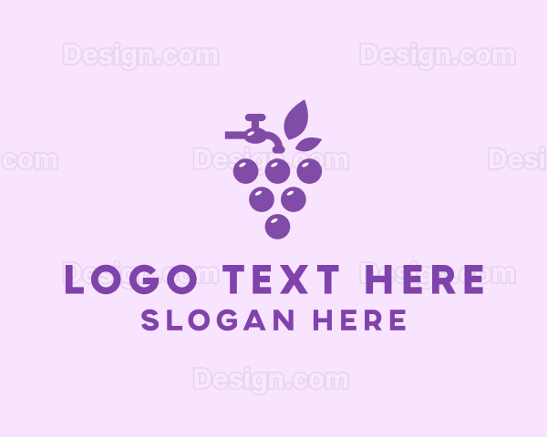 Faucet Grape Juice Logo
