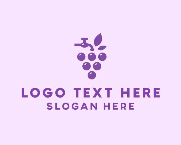 Grape logo example 2