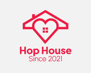 Heart Housing Property  logo design