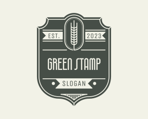 Shield Wheat Farming logo design