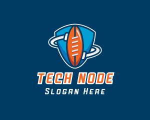 College Football Shield  logo design