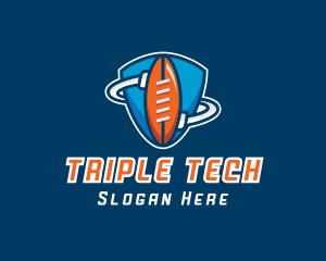 College Football Shield  logo design