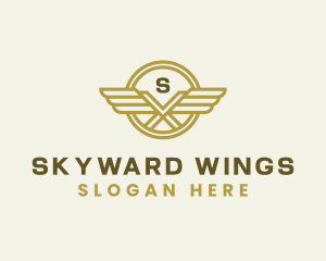 Professional Wings Minimalist logo design