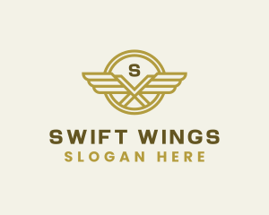 Professional Wings Minimalist logo design