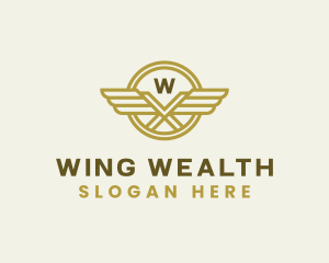 Professional Wings Minimalist logo design