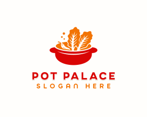 Soup Hot Pot Cooking logo design