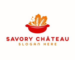 Soup Hot Pot Cooking logo design