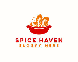 Soup Hot Pot Cooking logo design