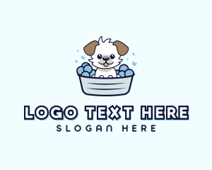 Dog Puppy Bath logo