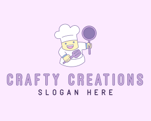 Kiddie Culinary Chef logo design