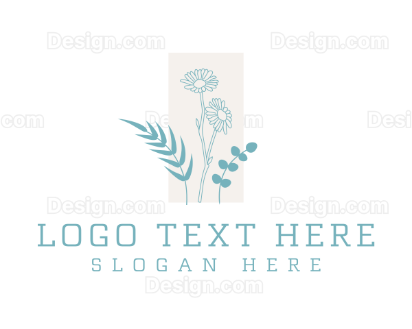 Vintage Floral Boutique Logo