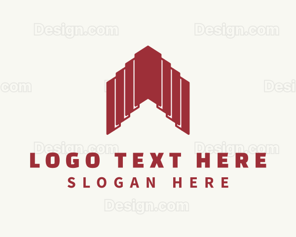 Roofing Home Property Logo