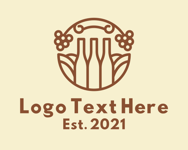 Wine Company logo example 3