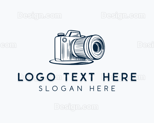 Vintage Camera Photography Logo