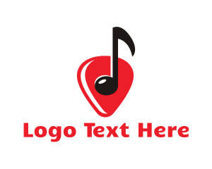 Guitar Pick Note logo