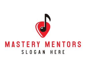 Guitar Pick Note logo