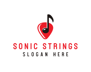 Guitar Pick Note logo