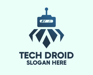 Tech Robot Android logo design