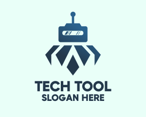 Tech Robot Android logo design