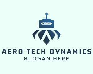 Tech Robot Android logo design