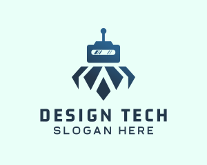 Tech Robot Android logo design