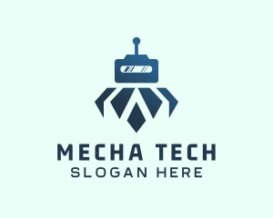 Tech Robot Android logo design