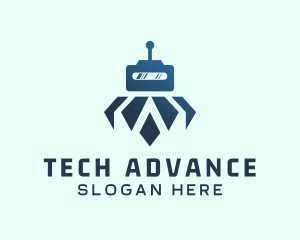 Tech Robot Android logo design