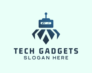 Tech Robot Android logo design