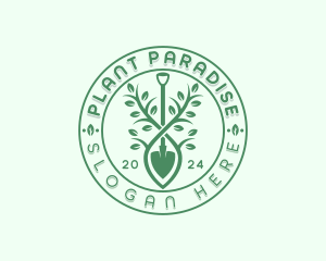 Plant Shovel Landscaping logo design