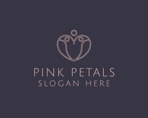 Fertility Clinic Heart logo design