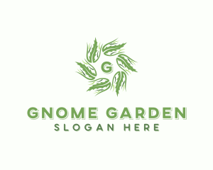 Organic Vegan Garden logo design